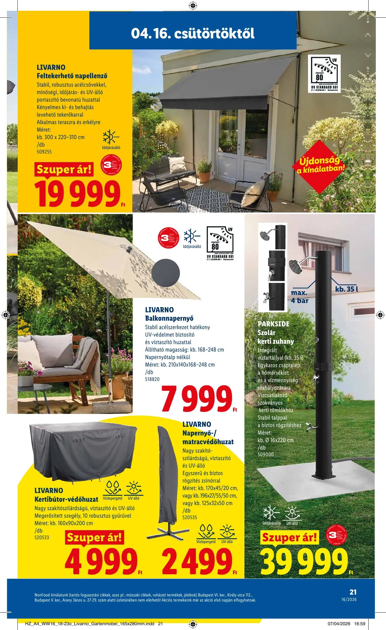 Lidl akciós újság 04.16–04.22 – 21. oldal