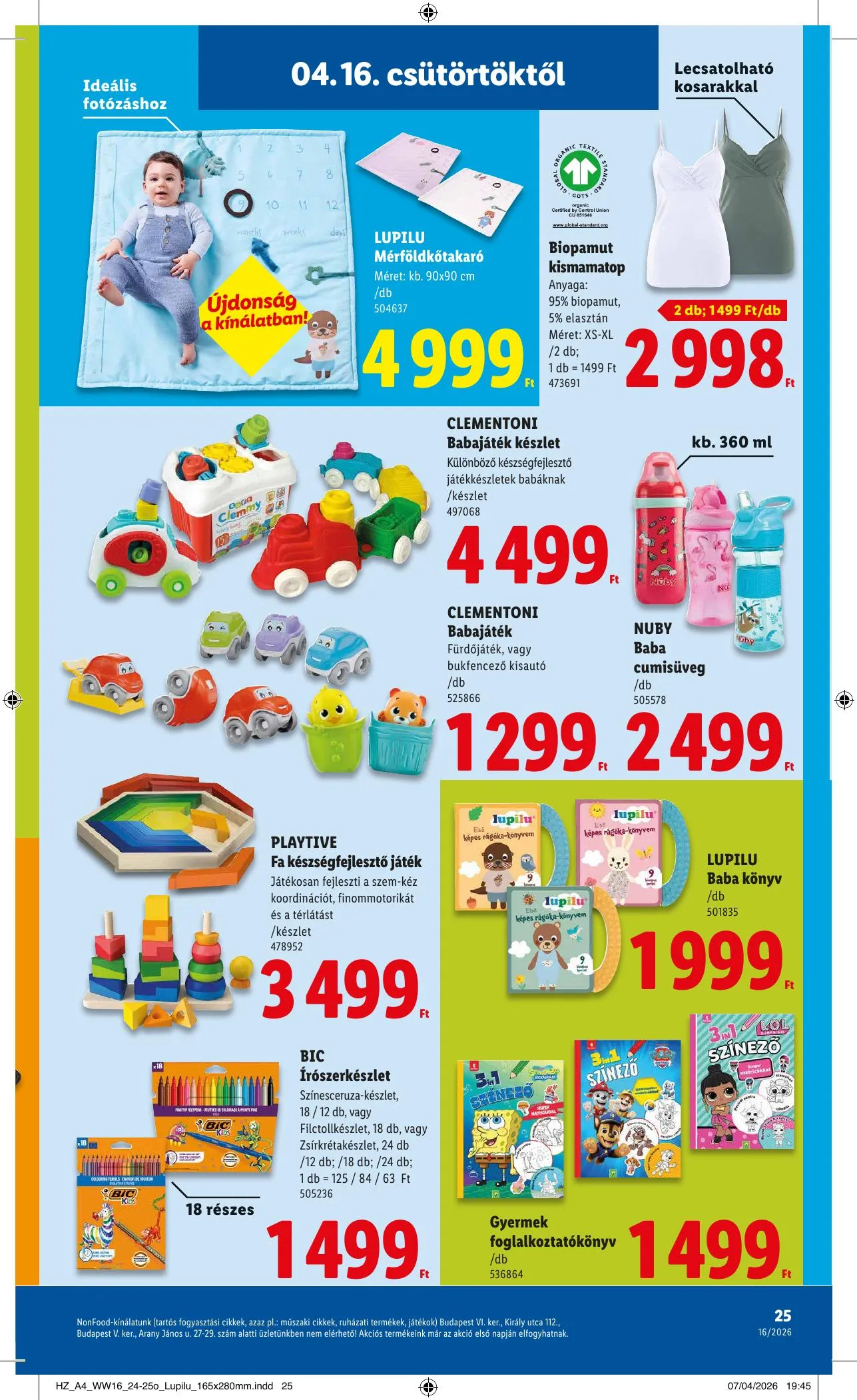 Lidl akciós újság 04.16–04.22 – 25. oldal