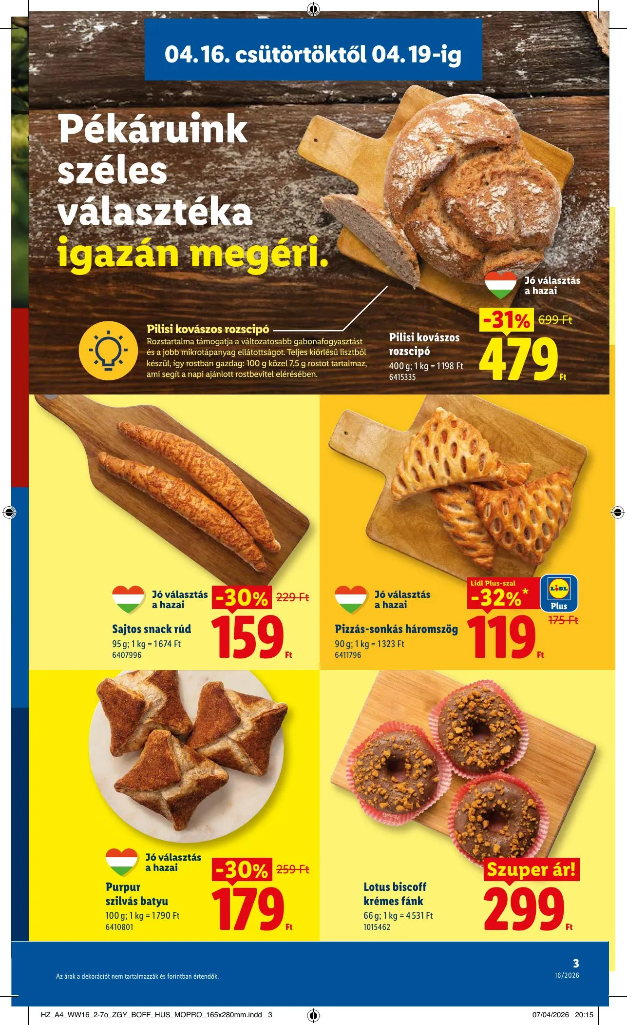 Lidl akciós újság 04.16–04.22 – 3. oldal