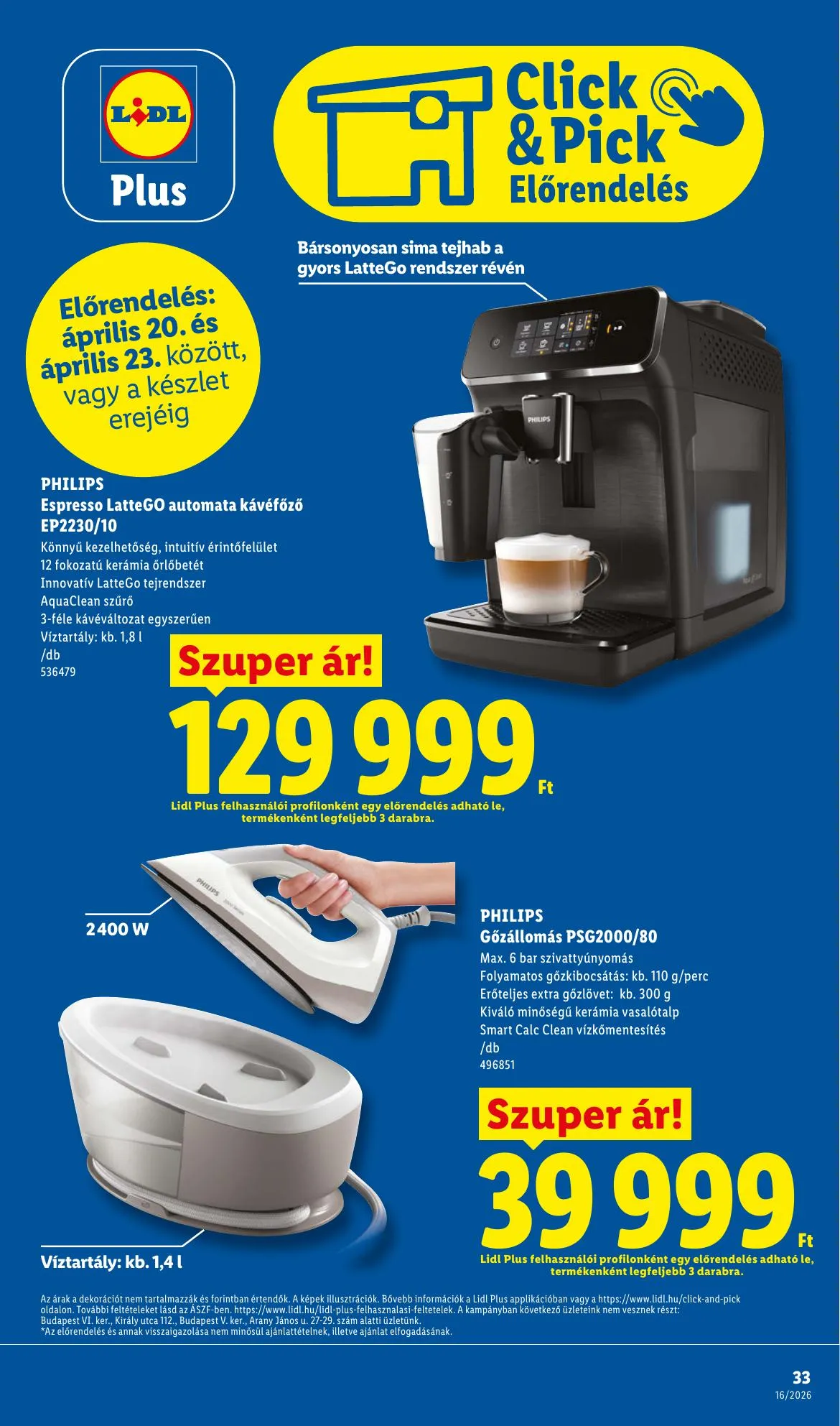 Lidl akciós újság 04.16–04.22 – 33. oldal