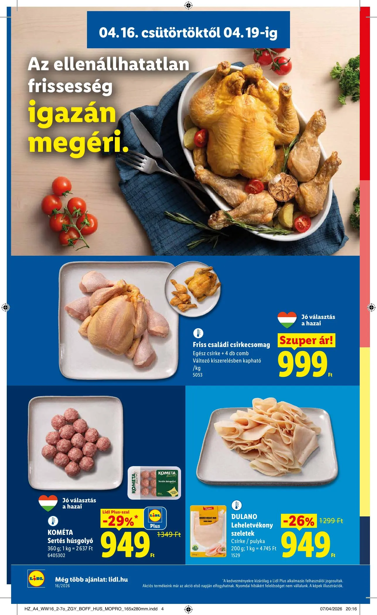 Lidl akciós újság 04.16–04.22 – 4. oldal