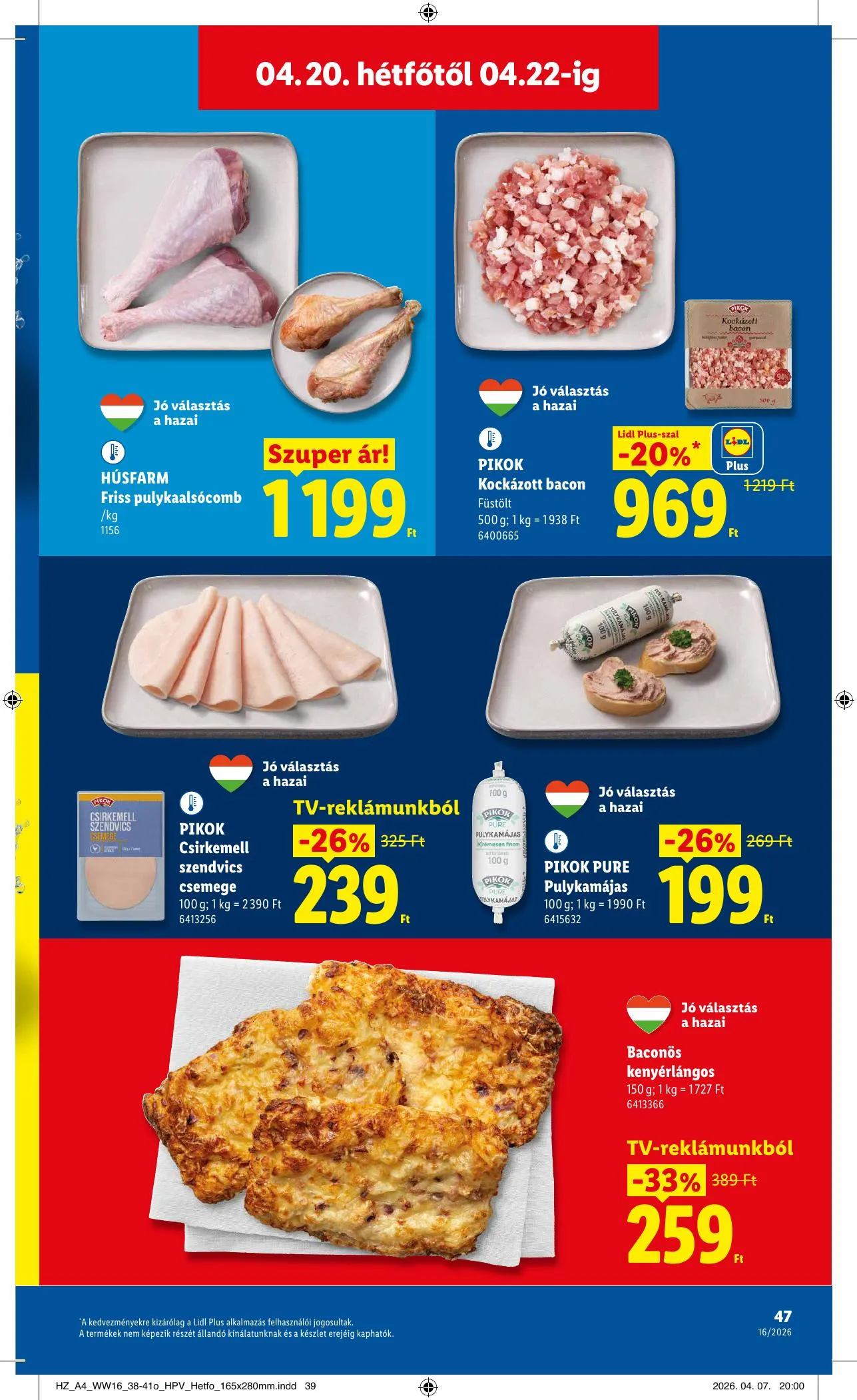 Lidl akciós újság 04.16–04.22 – 47. oldal