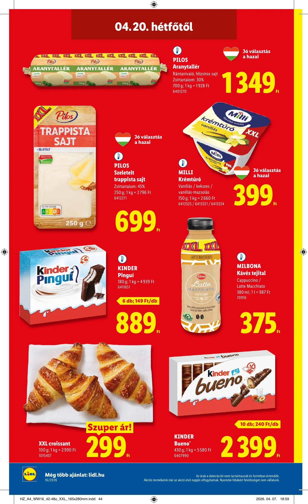 Lidl akciós újság 04.16–04.22 – 52. oldal