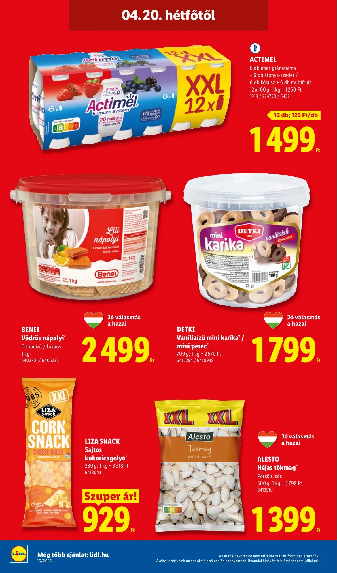Lidl akciós újság 04.16–04.22 – 54. oldal