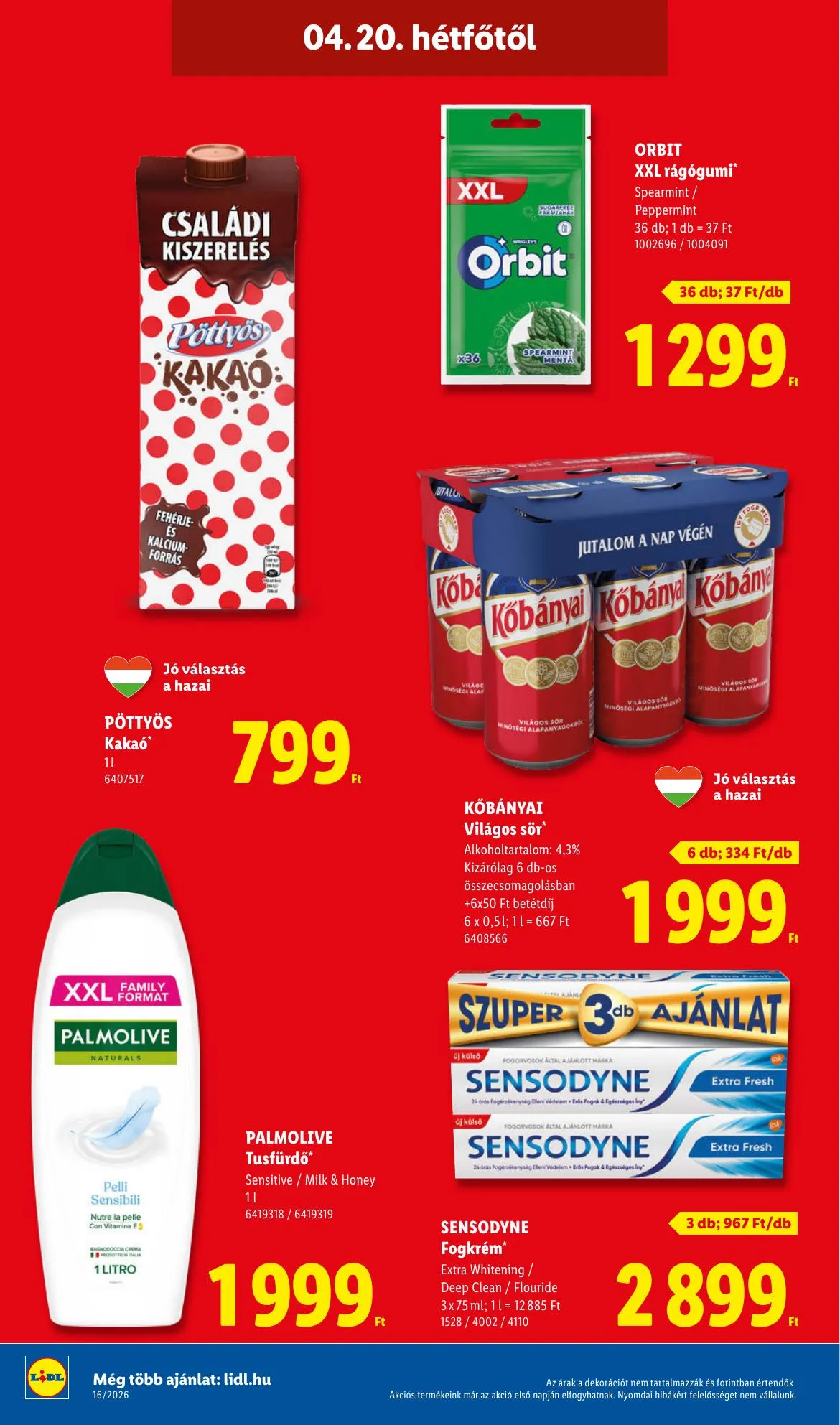 Lidl akciós újság 04.16–04.22 – 58. oldal
