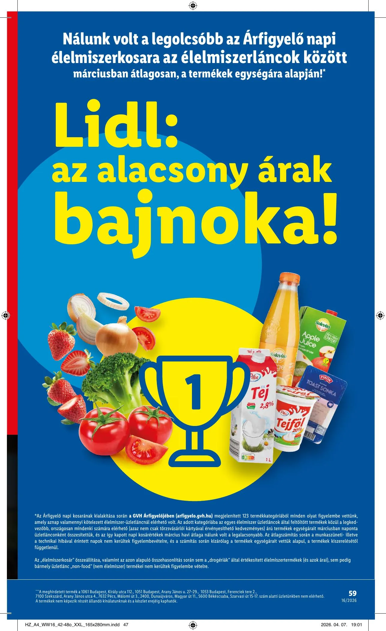 Lidl akciós újság 04.16–04.22 – 59. oldal