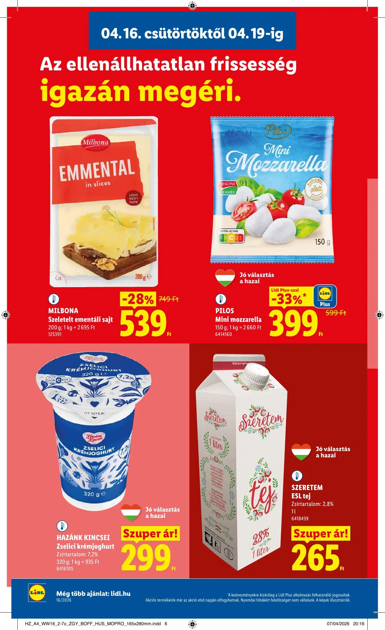Lidl akciós újság 04.16–04.22 – 6. oldal