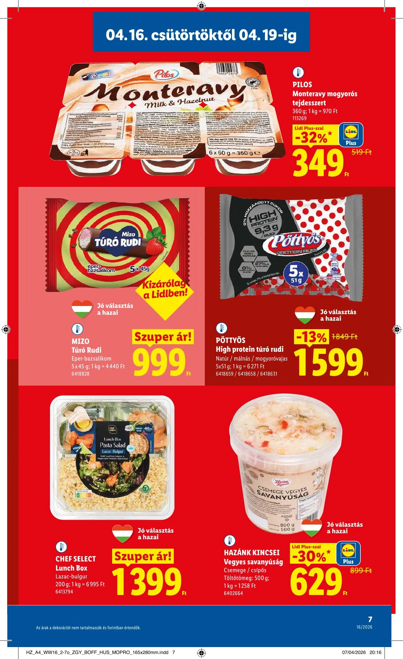 Lidl akciós újság 04.16–04.22 – 7. oldal