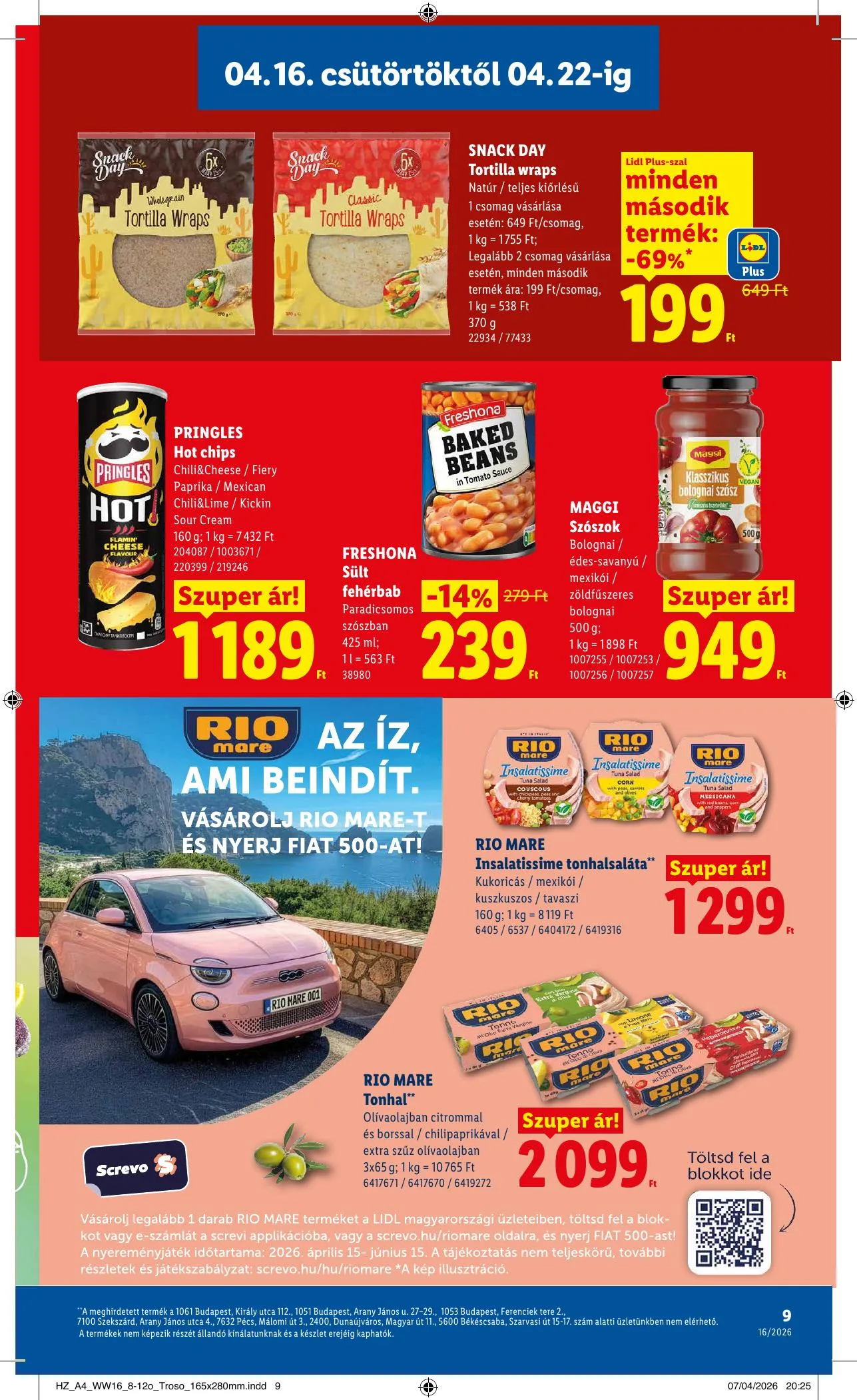 Lidl akciós újság 04.16–04.22 – 9. oldal