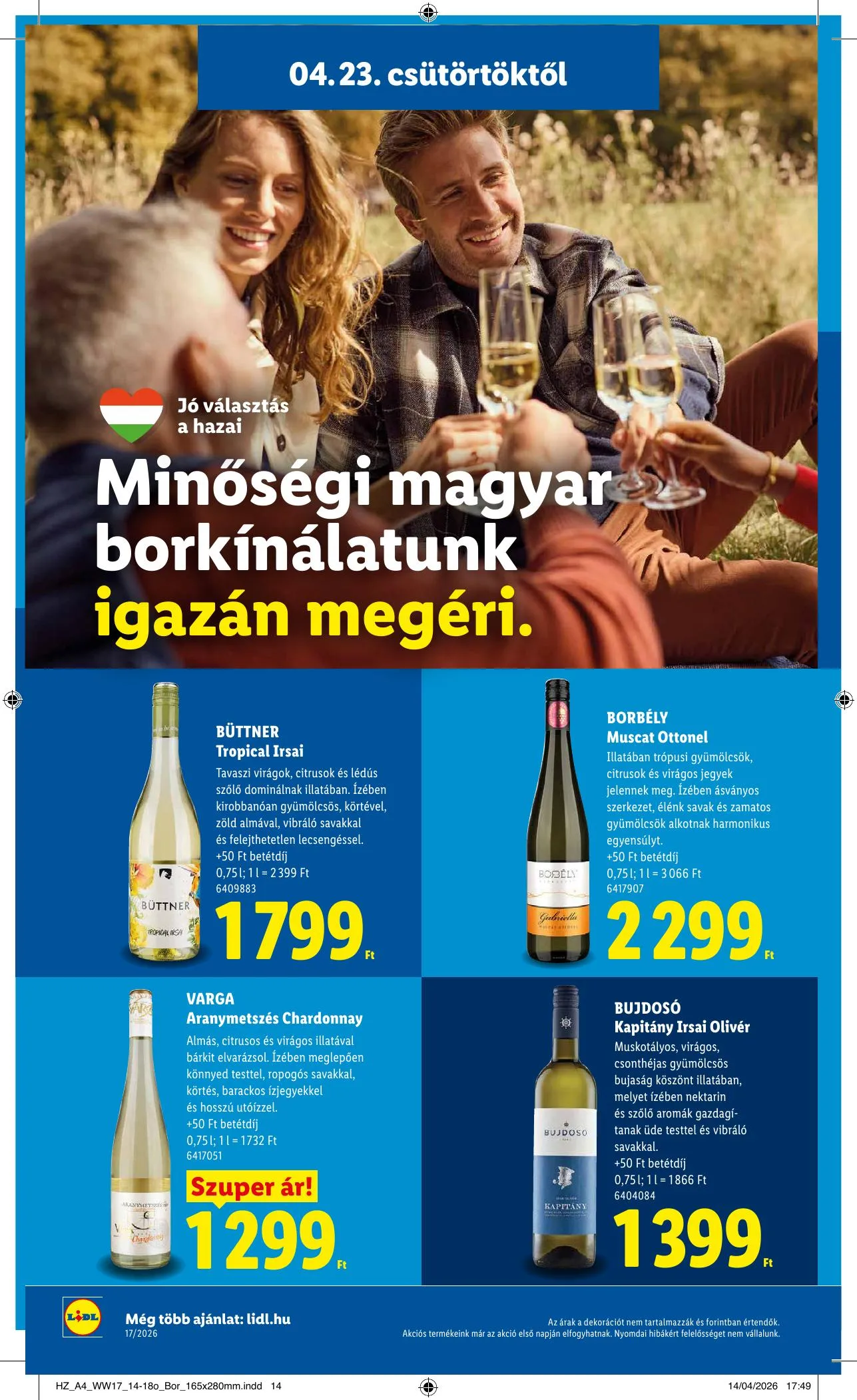 Lidl akciós újság 04.23–04.29 – 14. oldal