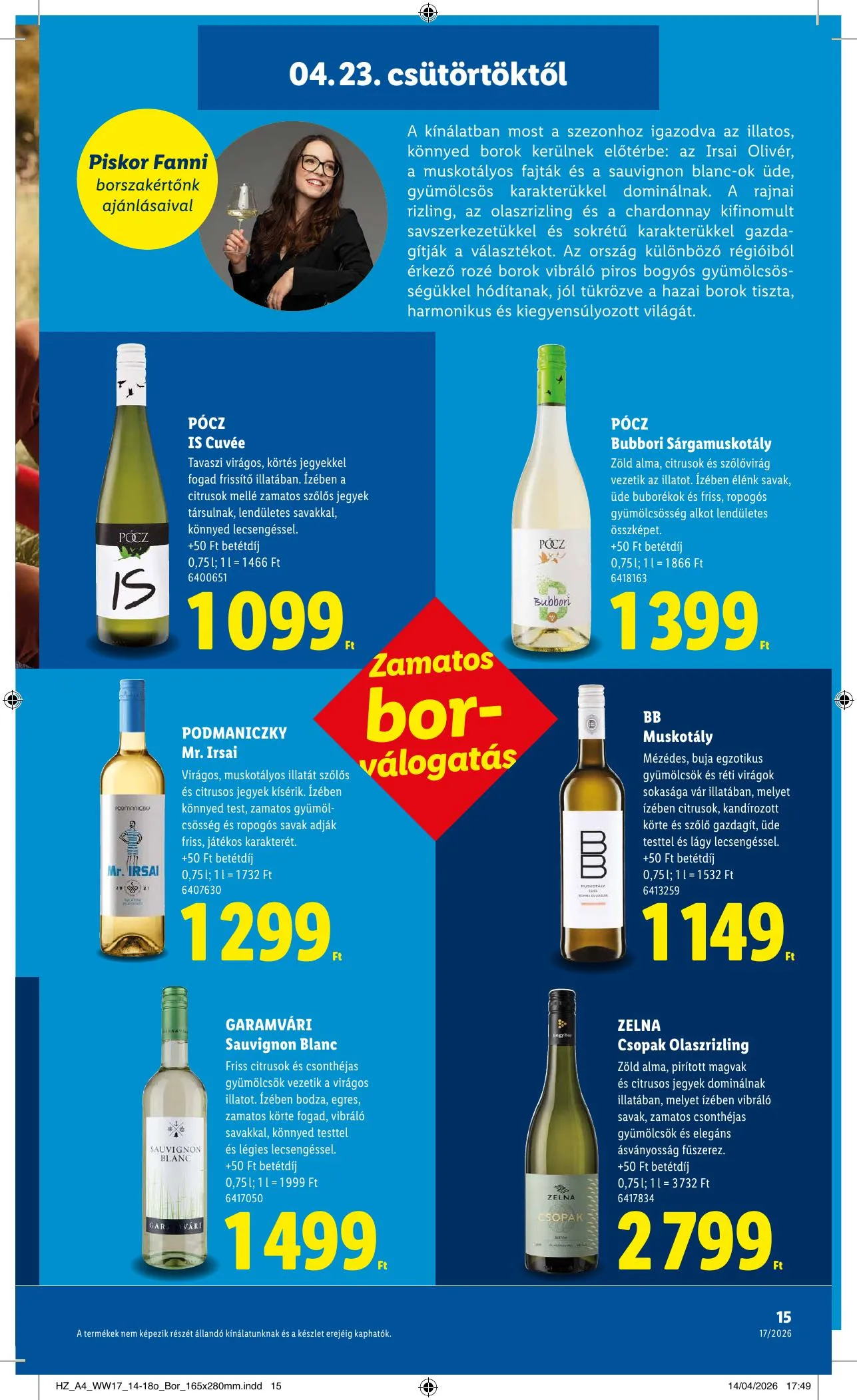 Lidl akciós újság 04.23–04.29 – 15. oldal