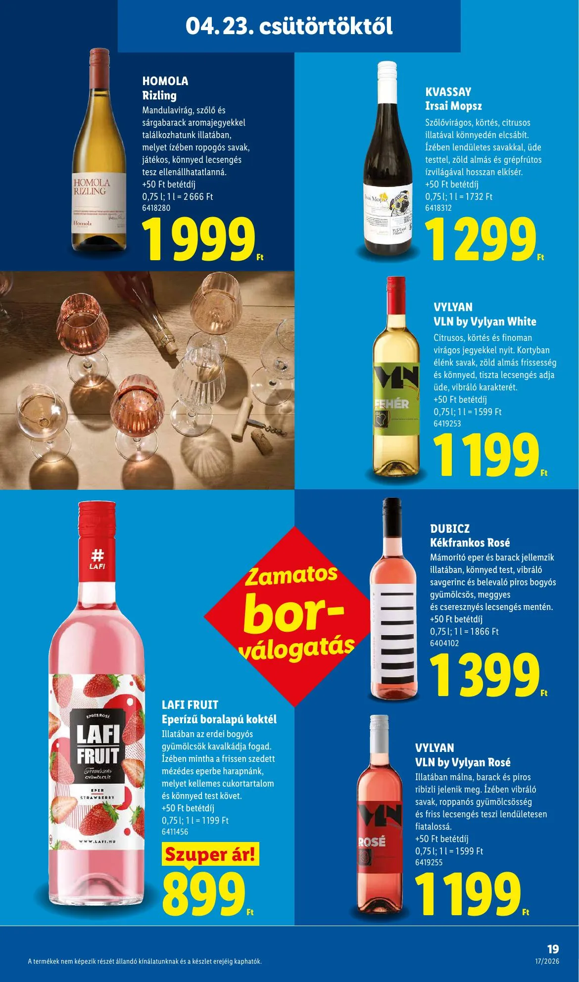 Lidl akciós újság 04.23–04.29 – 19. oldal