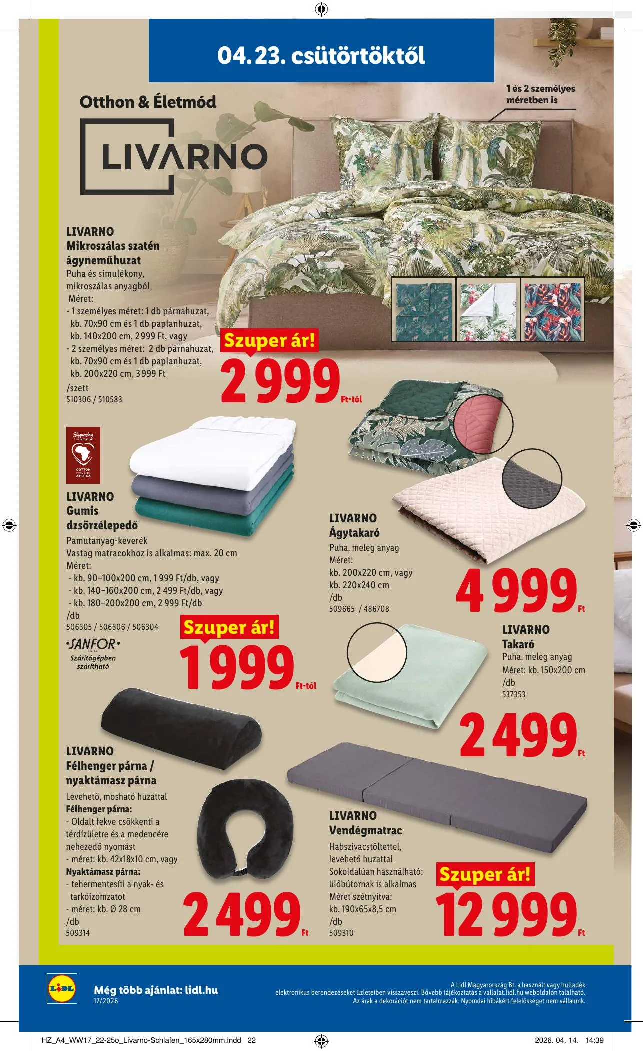 Lidl akciós újság 04.23–04.29 – 24. oldal