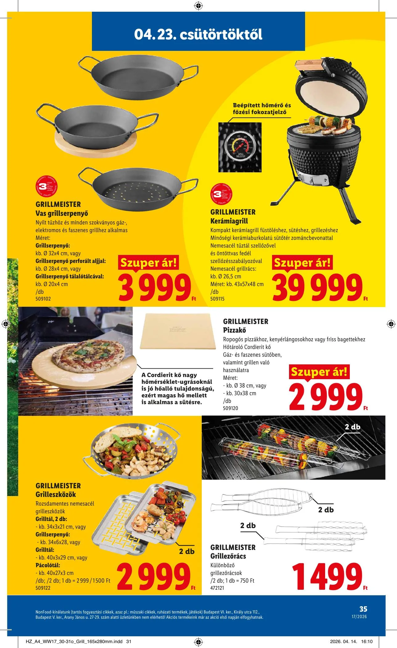 Lidl akciós újság 04.23–04.29 – 35. oldal