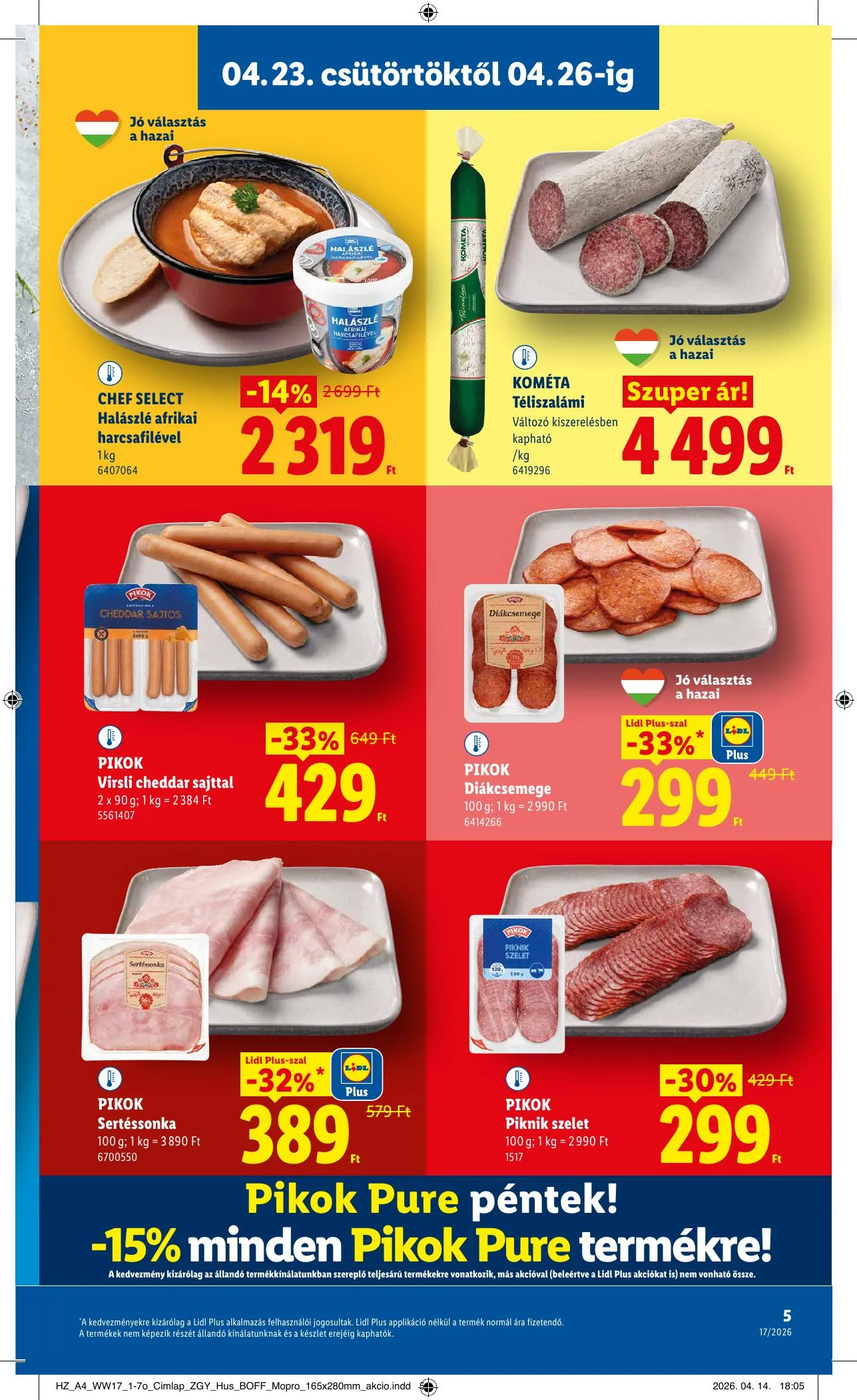 Lidl akciós újság 04.23–04.29 – 5. oldal