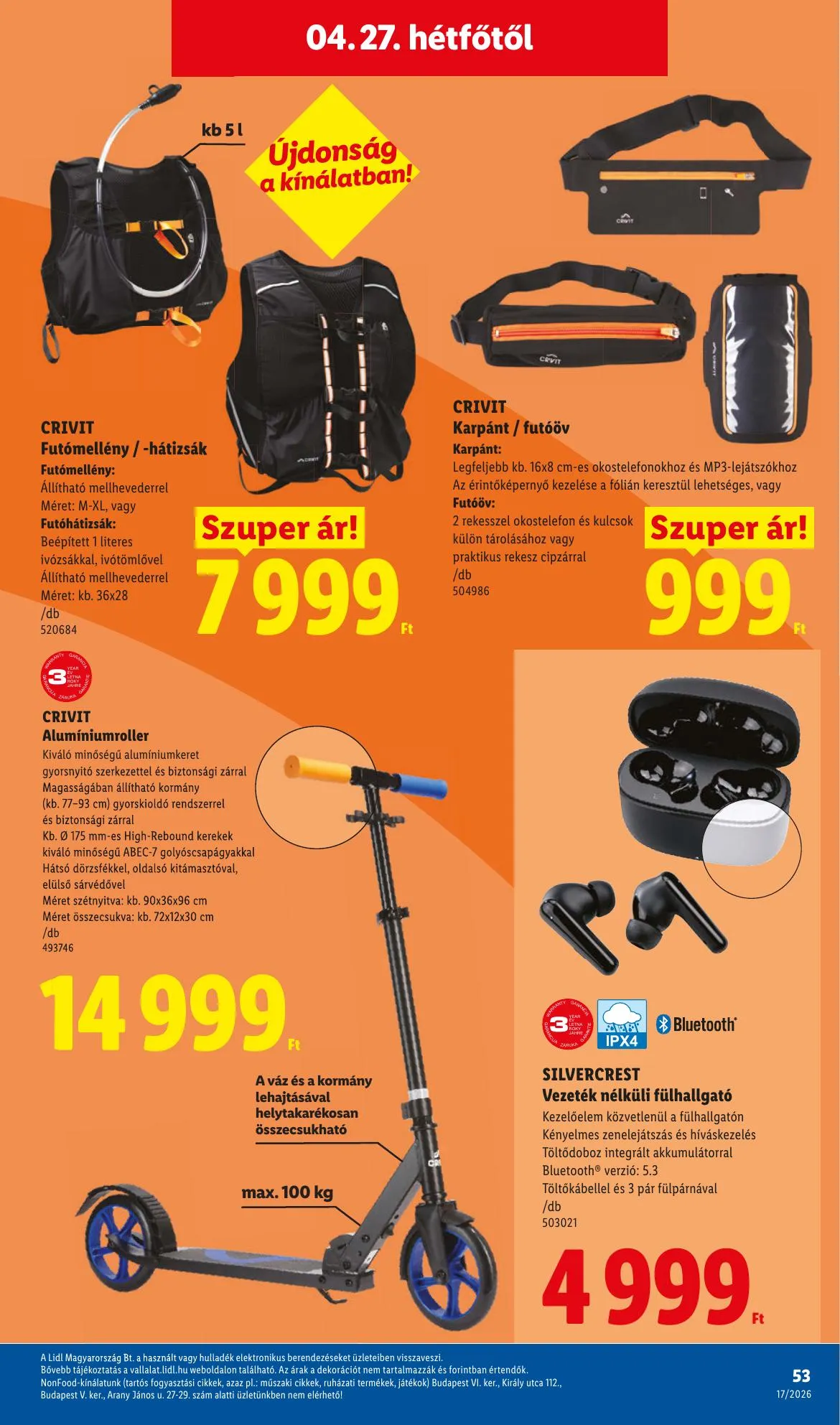 Lidl akciós újság 04.23–04.29 – 53. oldal