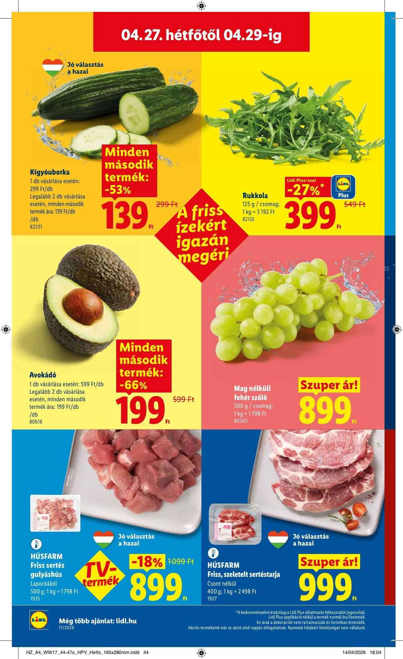 Lidl akciós újság 04.23–04.29 – 54. oldal