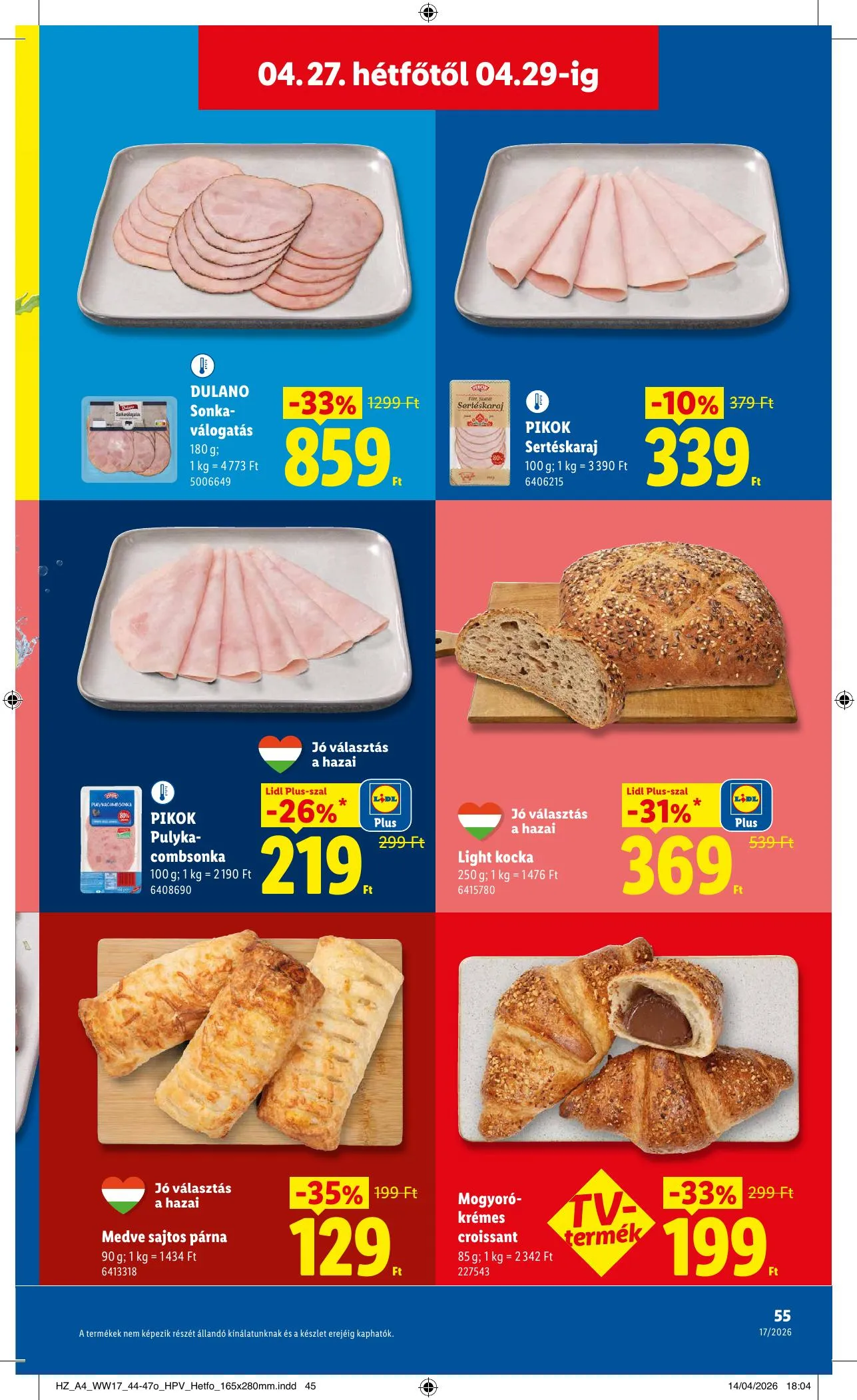 Lidl akciós újság 04.23–04.29 – 55. oldal