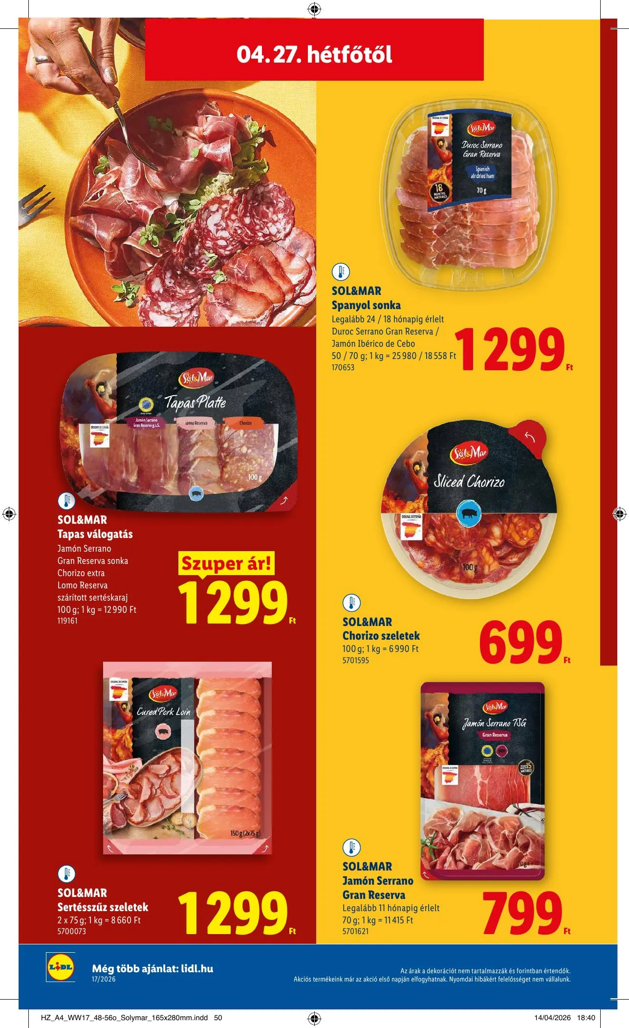 Lidl akciós újság 04.23–04.29 – 60. oldal