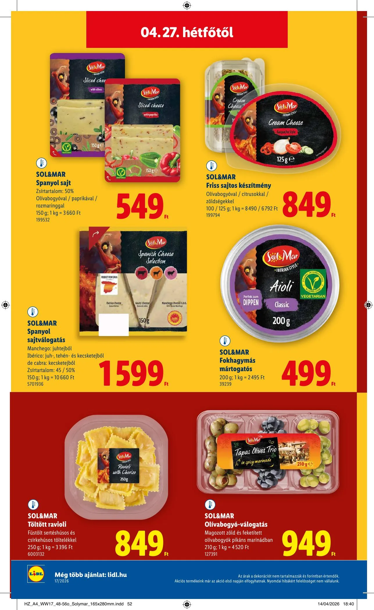 Lidl akciós újság 04.23–04.29 – 62. oldal