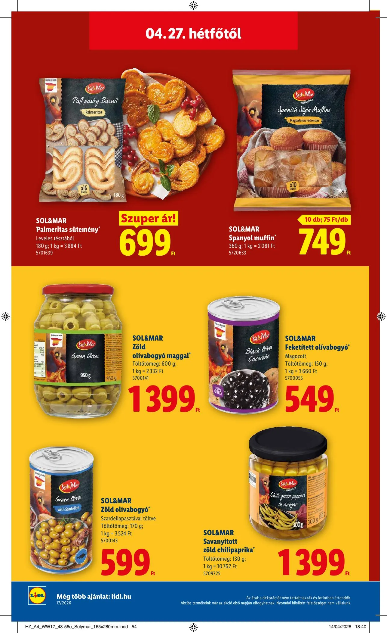 Lidl akciós újság 04.23–04.29 – 64. oldal