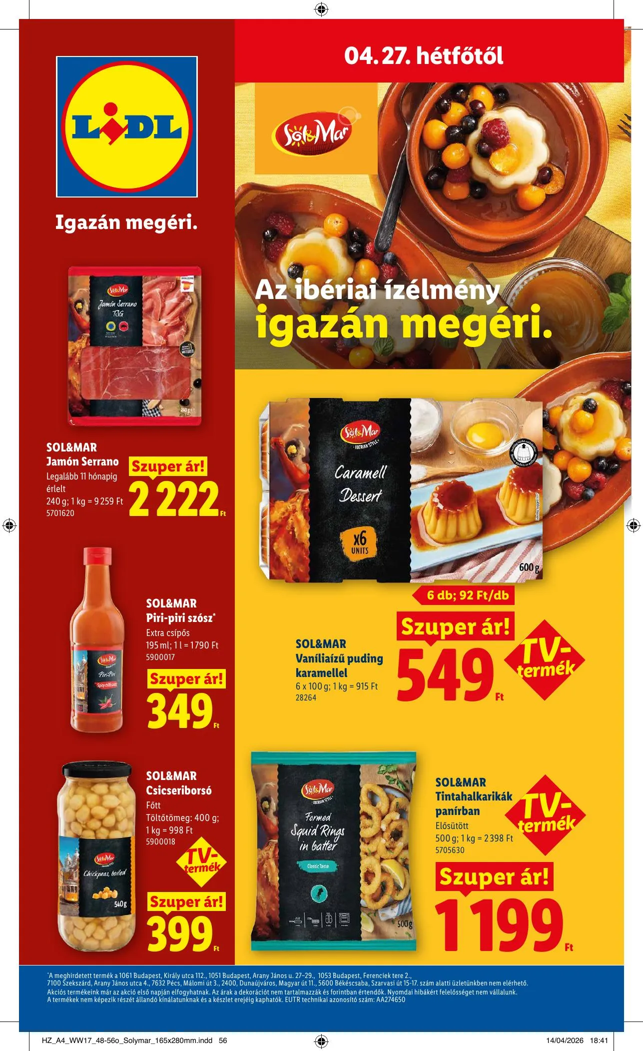 Lidl akciós újság 04.23–04.29 – 66. oldal