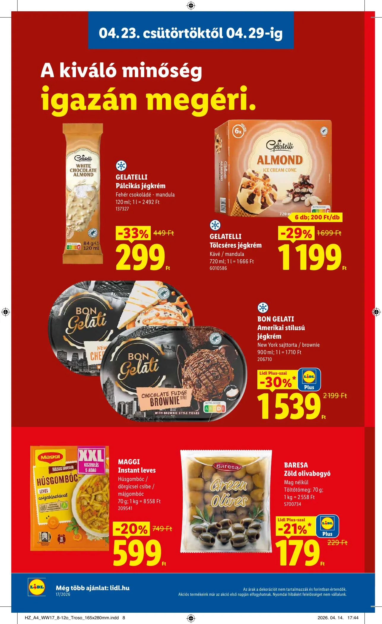 Lidl akciós újság 04.23–04.29 – 8. oldal