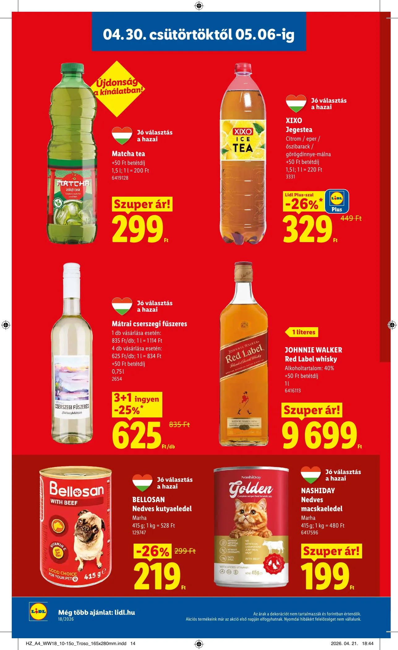 Lidl akciós újság 04.30–05.06 – 14. oldal