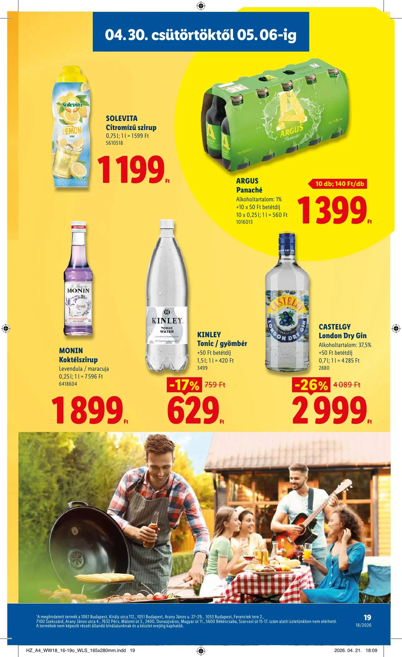 Lidl akciós újság 04.30–05.06 – 19. oldal