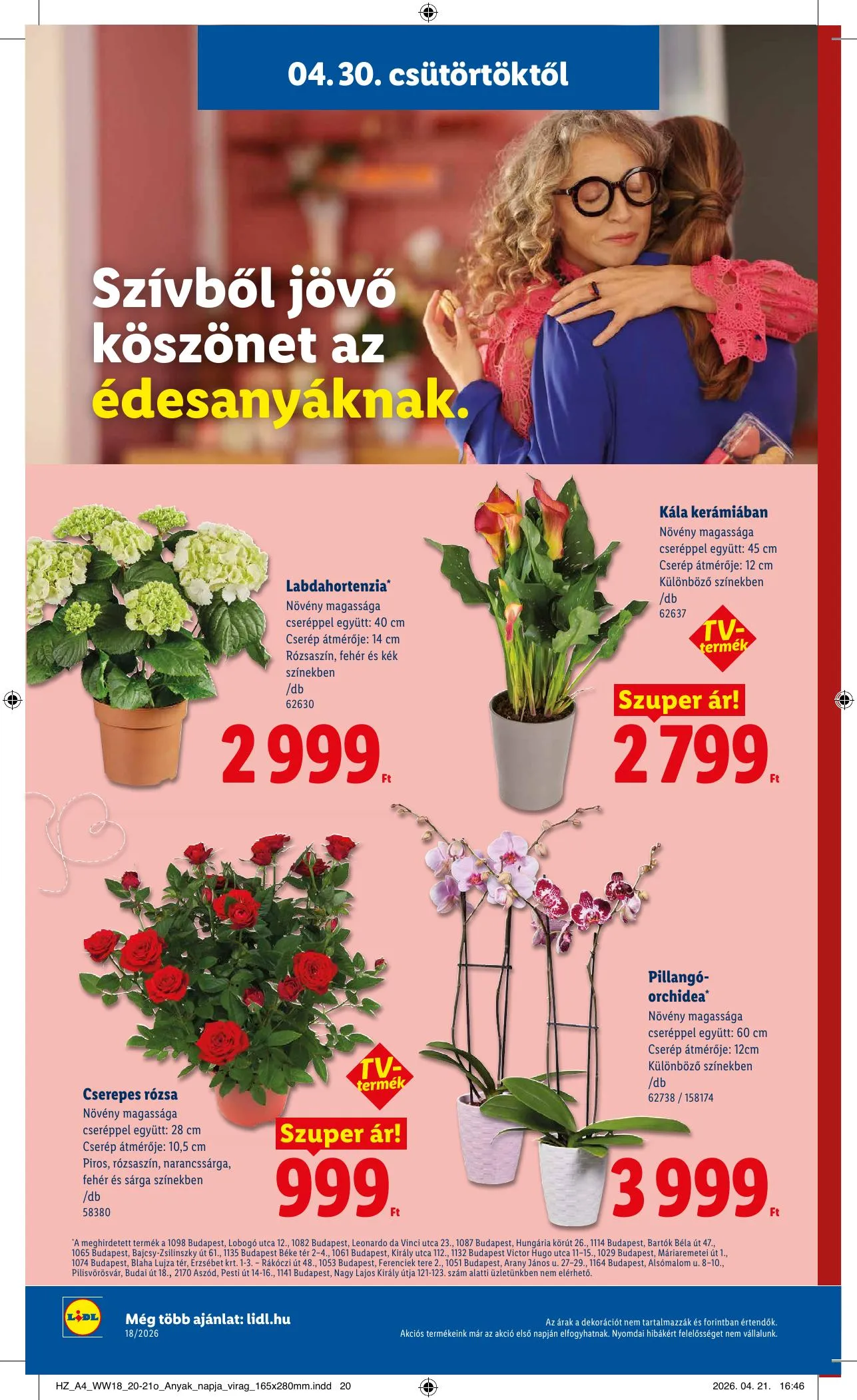 Lidl akciós újság 04.30–05.06 – 20. oldal