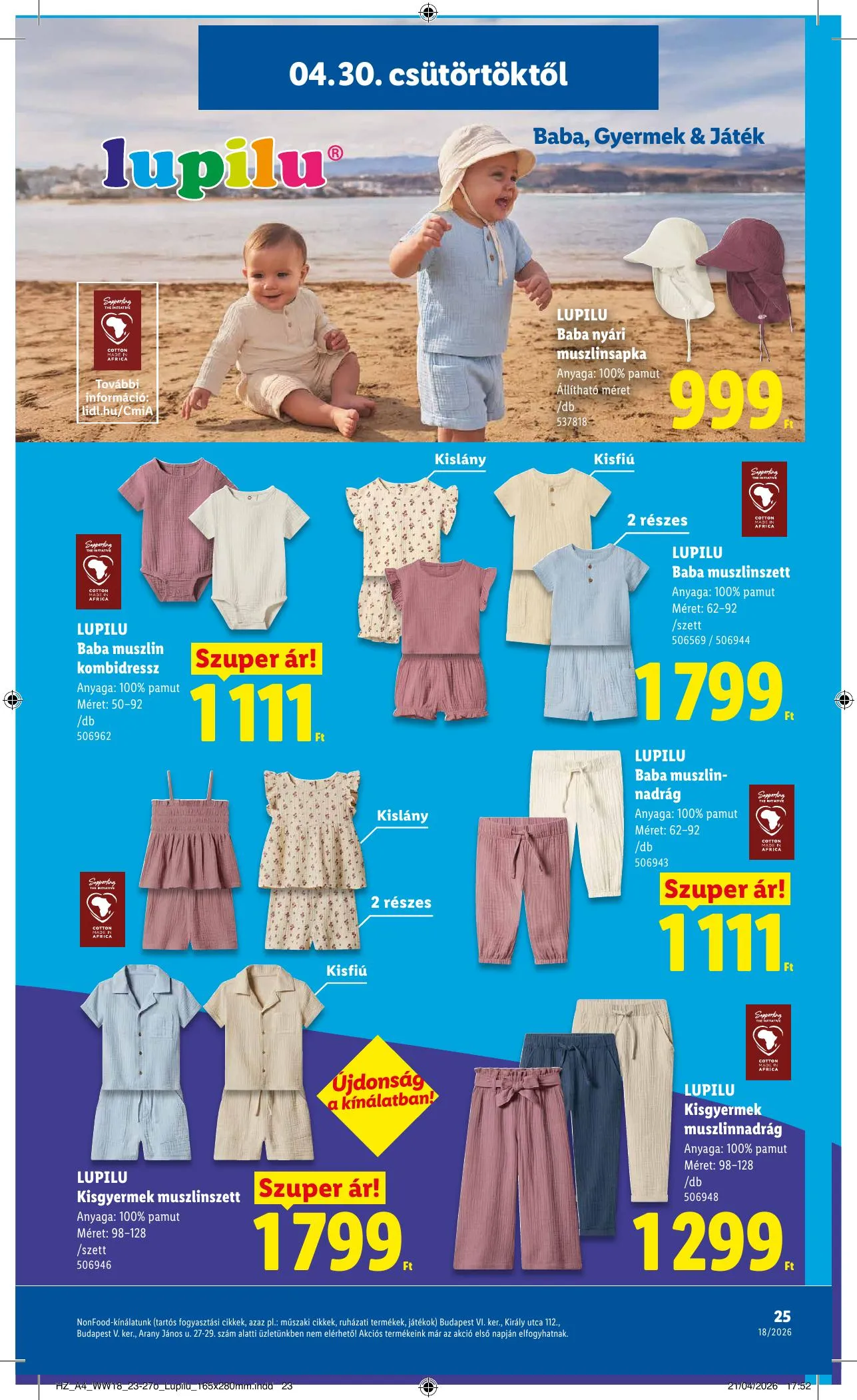 Lidl akciós újság 04.30–05.06 – 25. oldal