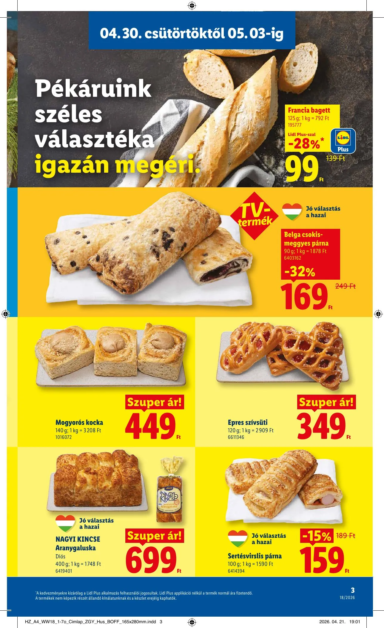 Lidl akciós újság 04.30–05.06 – 3. oldal