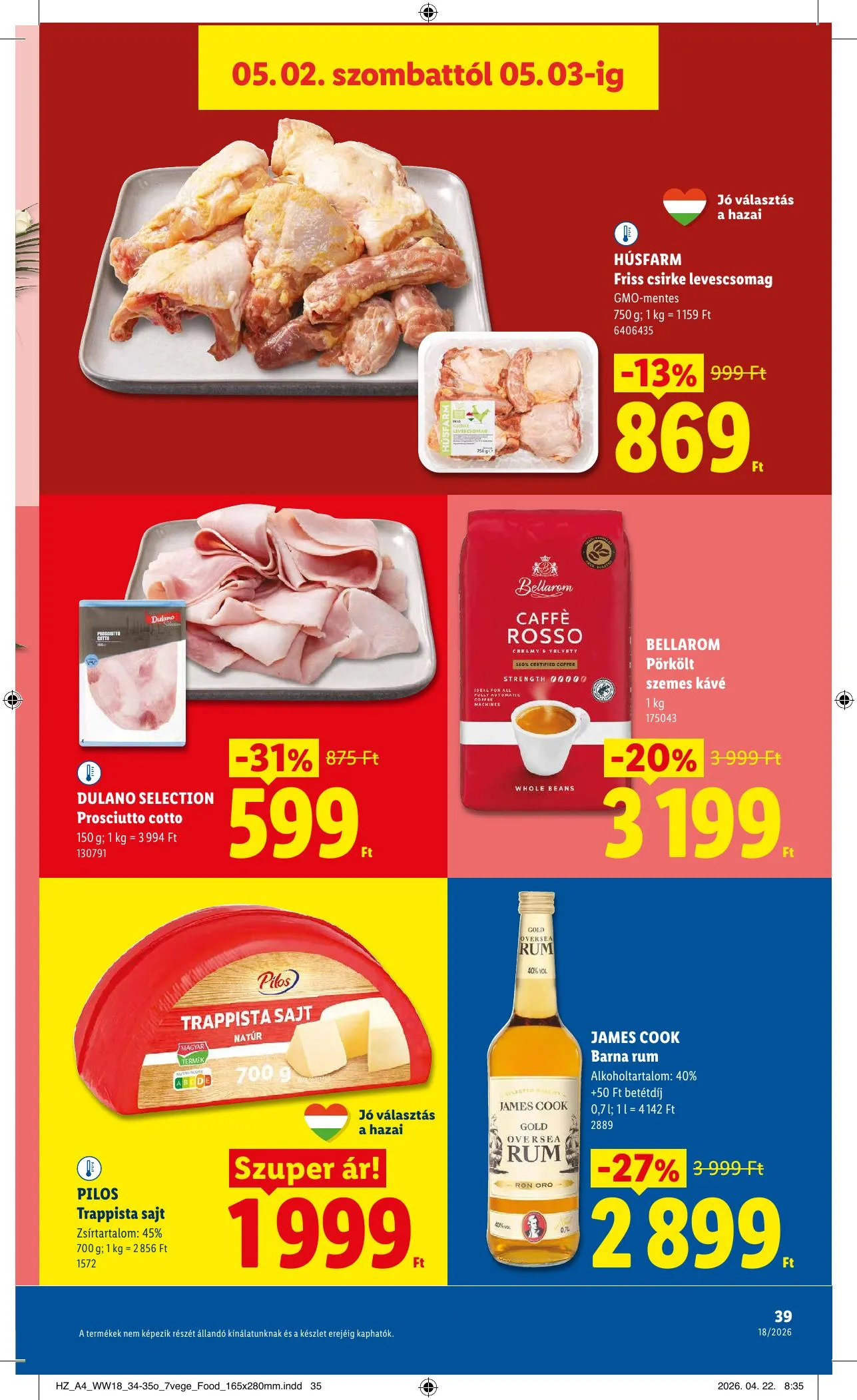 Lidl akciós újság 04.30–05.06 – 39. oldal