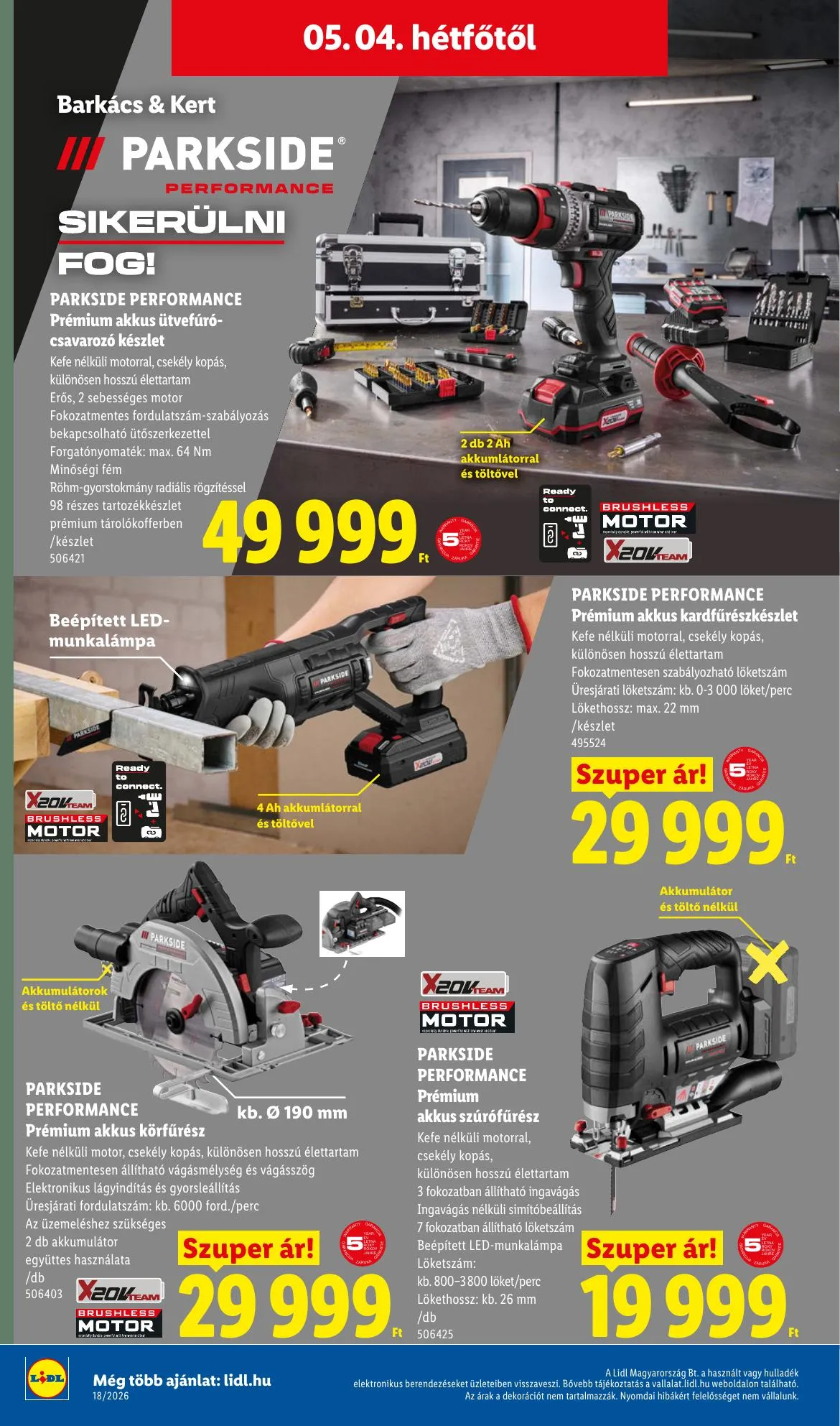 Lidl akciós újság 04.30–05.06 – 44. oldal
