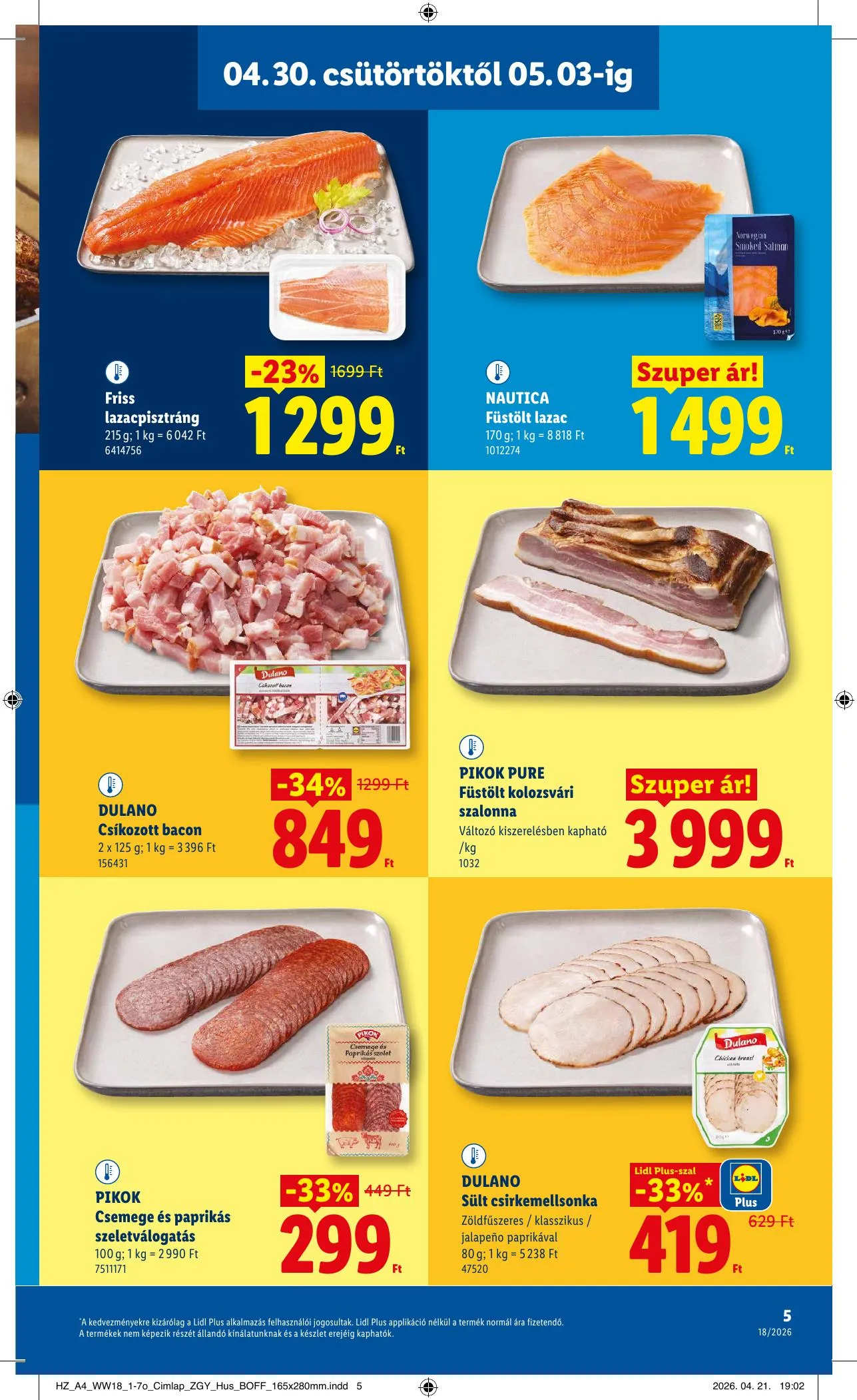 Lidl akciós újság 04.30–05.06 – 5. oldal