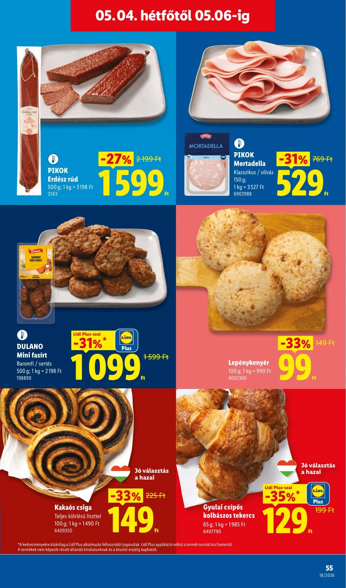 Lidl akciós újság 04.30–05.06 – 55. oldal