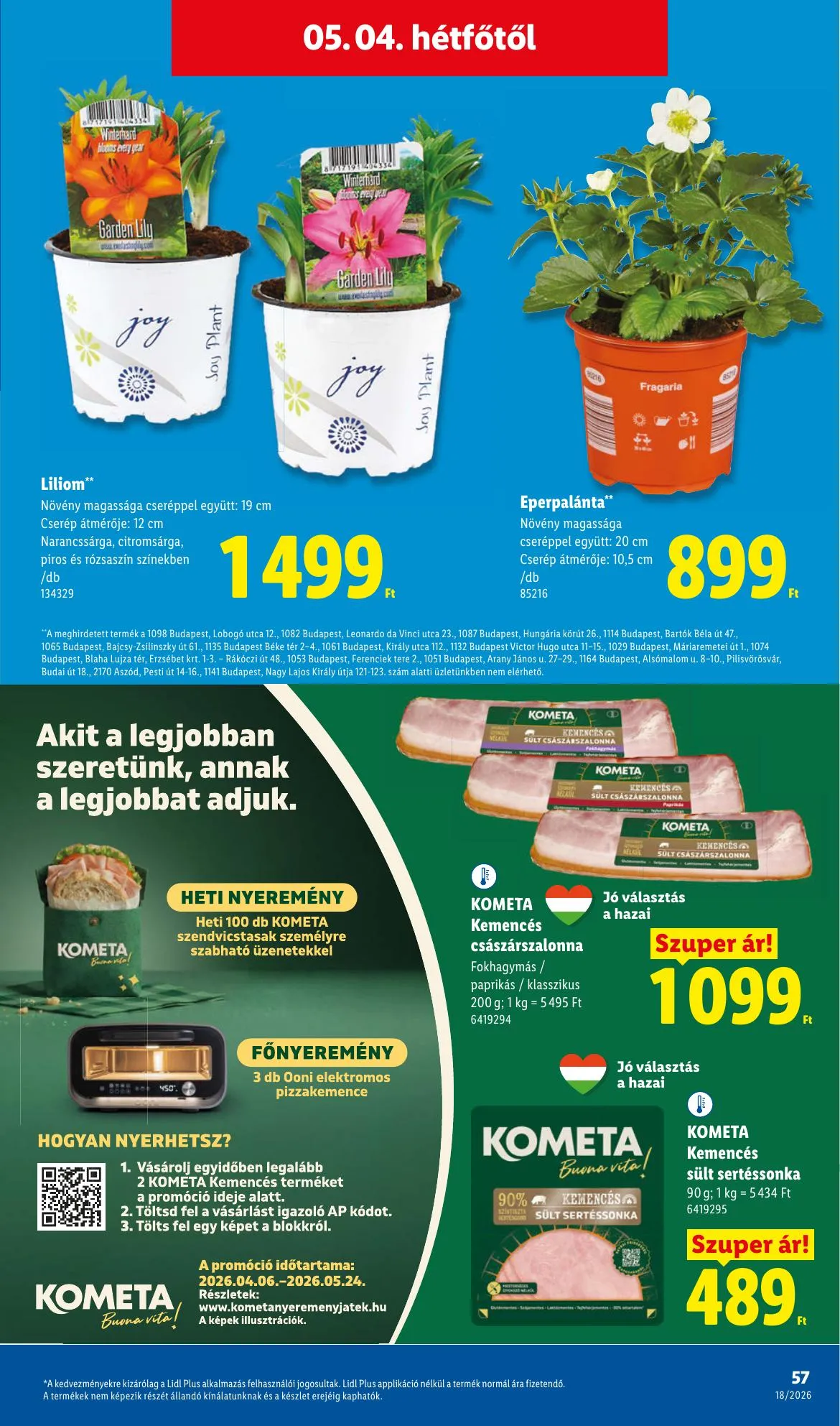 Lidl akciós újság 04.30–05.06 – 57. oldal