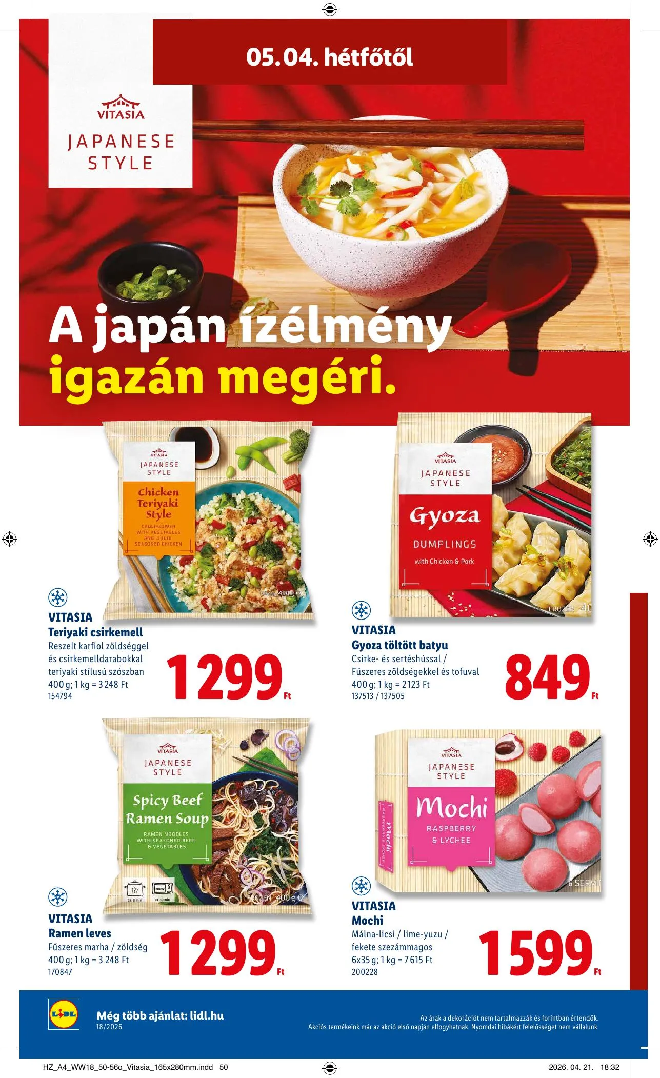 Lidl akciós újság 04.30–05.06 – 58. oldal