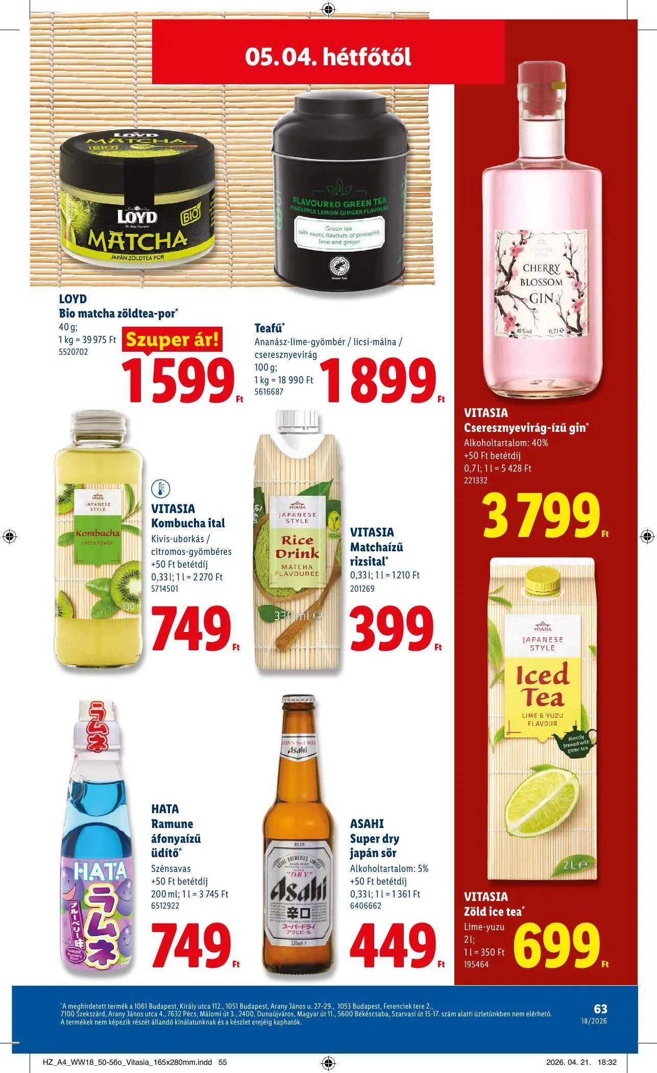 Lidl akciós újság 04.30–05.06 – 63. oldal
