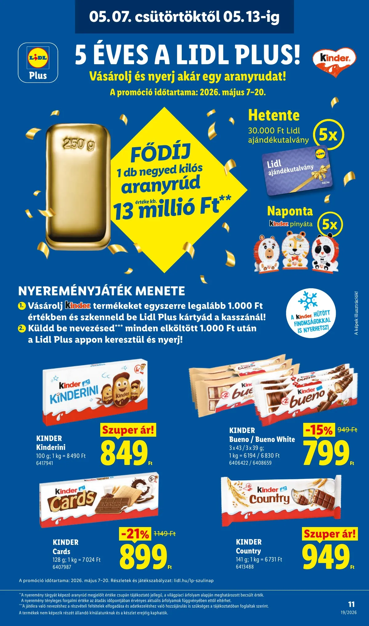Lidl akciós újság 05.07–05.13 – 11. oldal