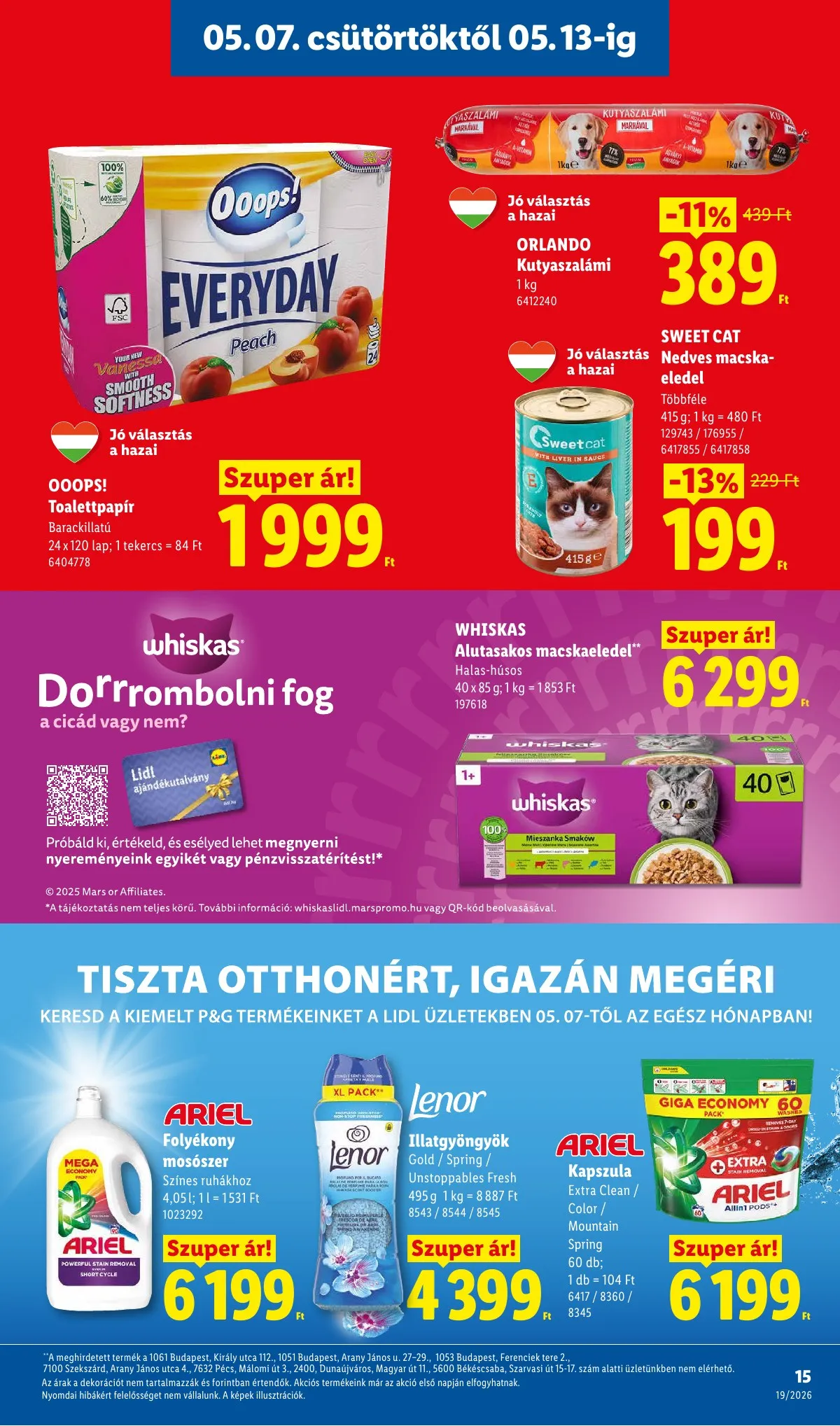 Lidl akciós újság 05.07–05.13 – 15. oldal