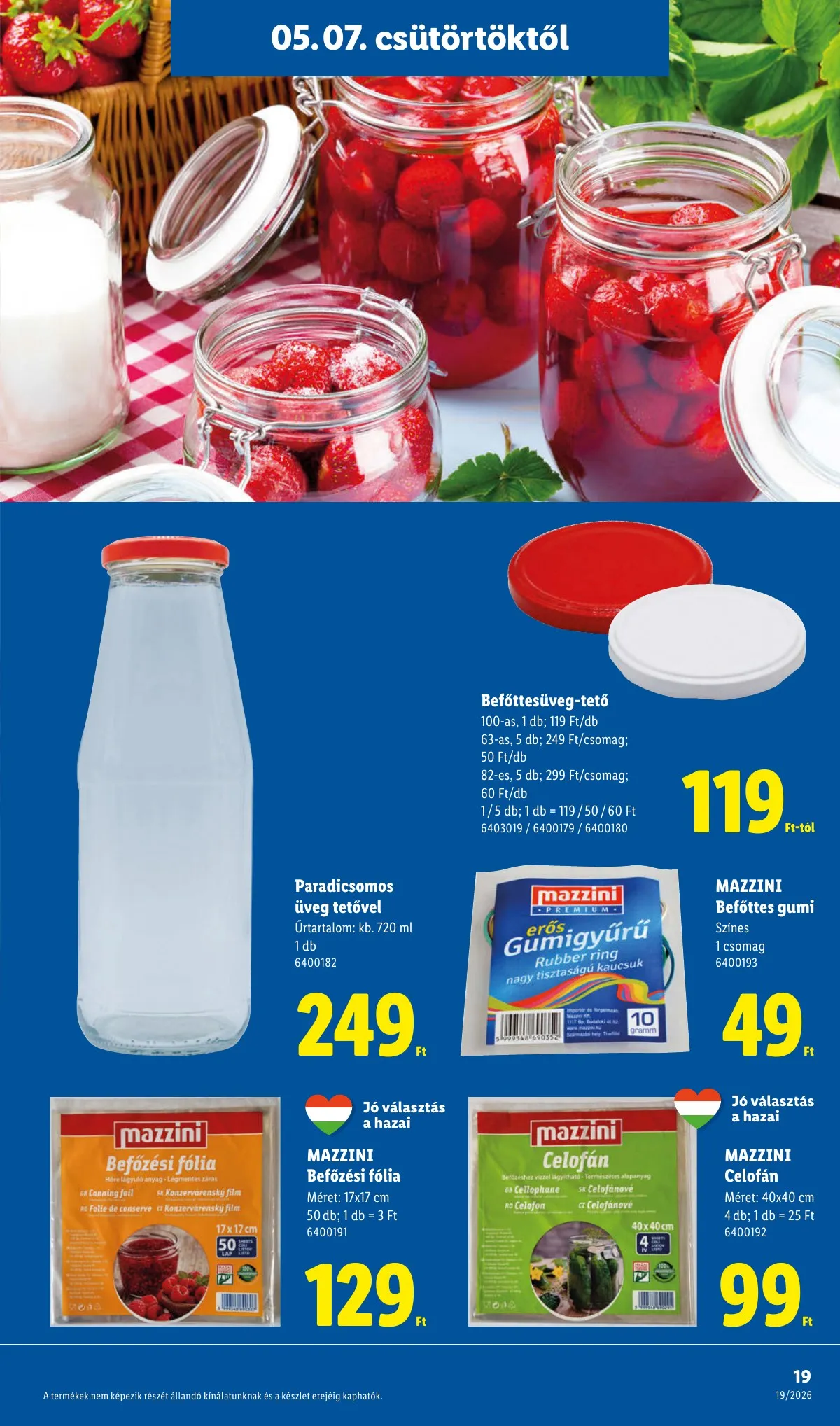 Lidl akciós újság 05.07–05.13 – 19. oldal