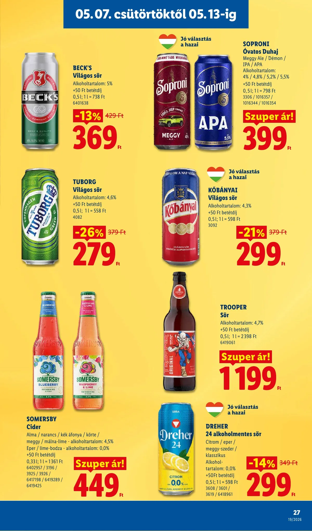 Lidl akciós újság 05.07–05.13 – 27. oldal