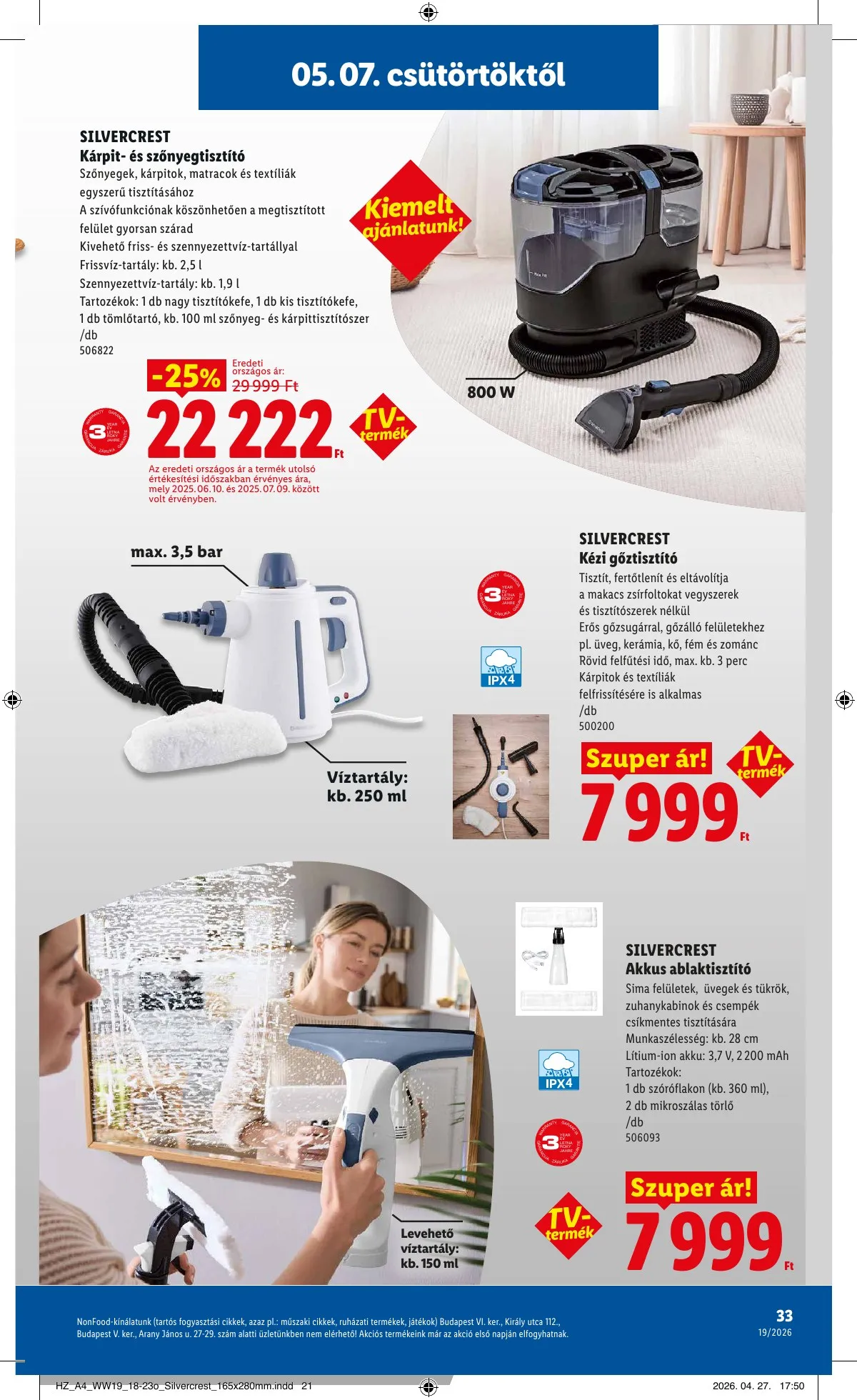 Lidl akciós újság 05.07–05.13 – 33. oldal
