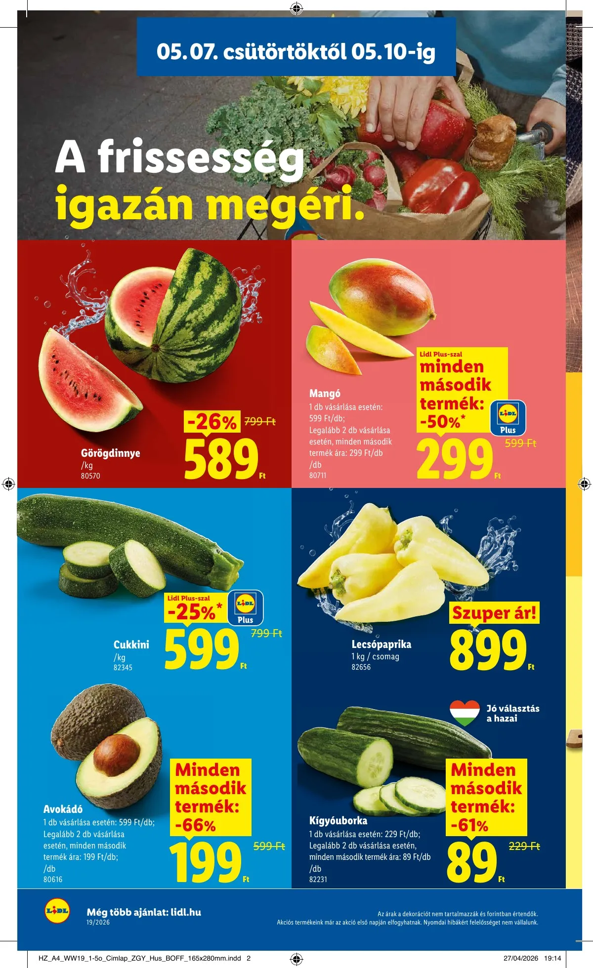 Lidl akciós újság 05.07–05.13 – 4. oldal
