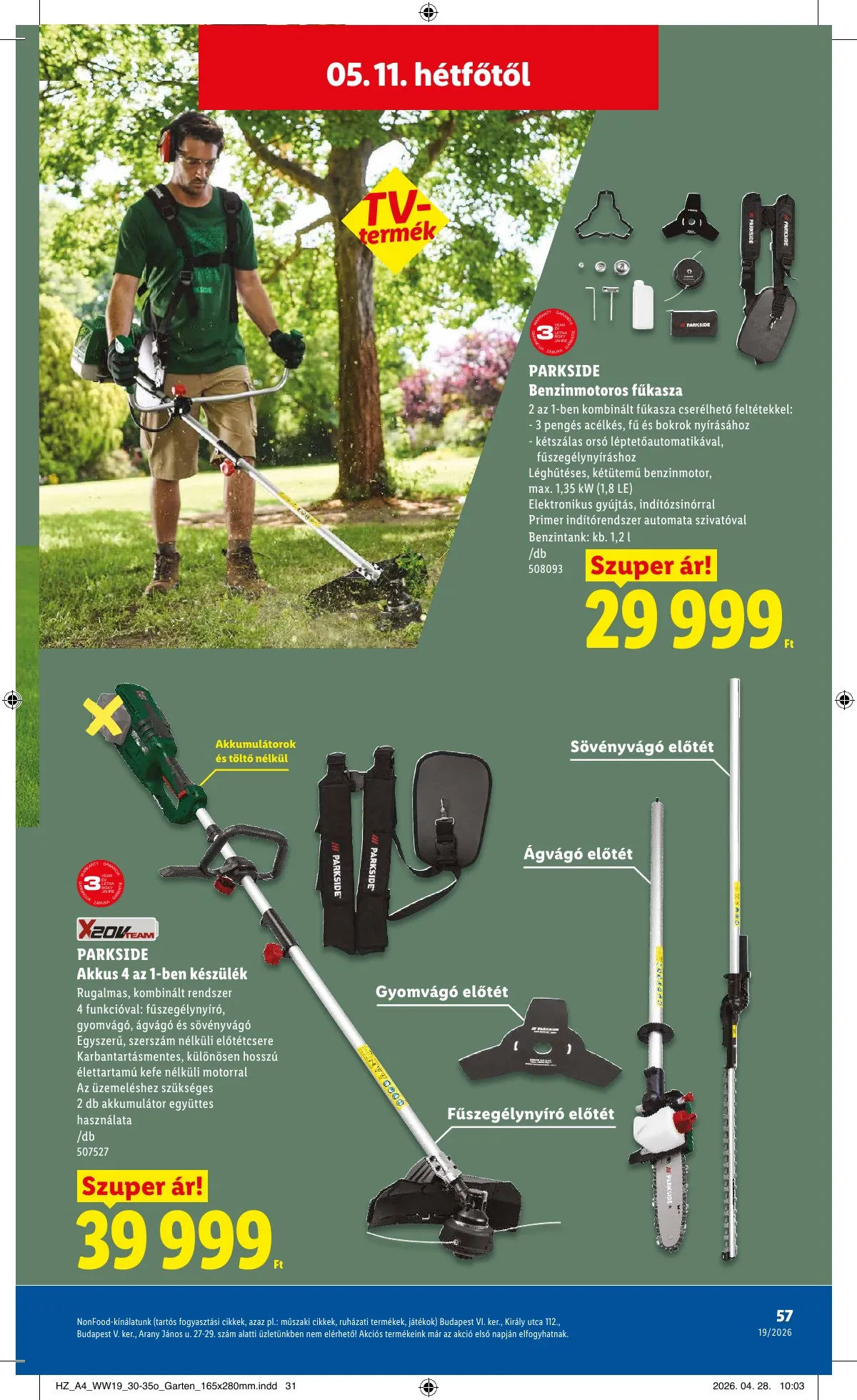 Lidl akciós újság 05.07–05.13 – 57. oldal
