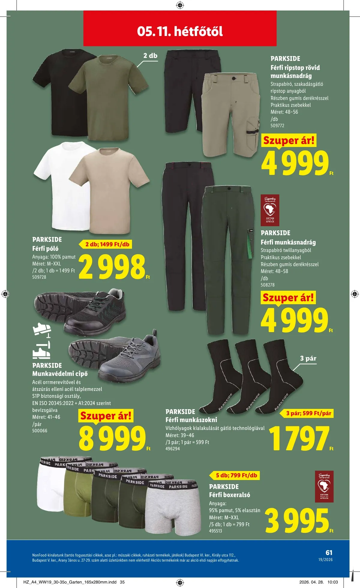Lidl akciós újság 05.07–05.13 – 61. oldal