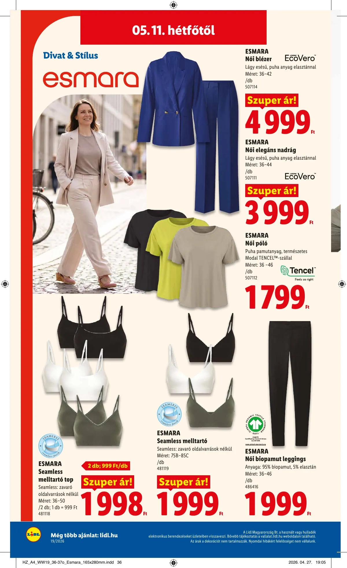 Lidl akciós újság 05.07–05.13 – 62. oldal
