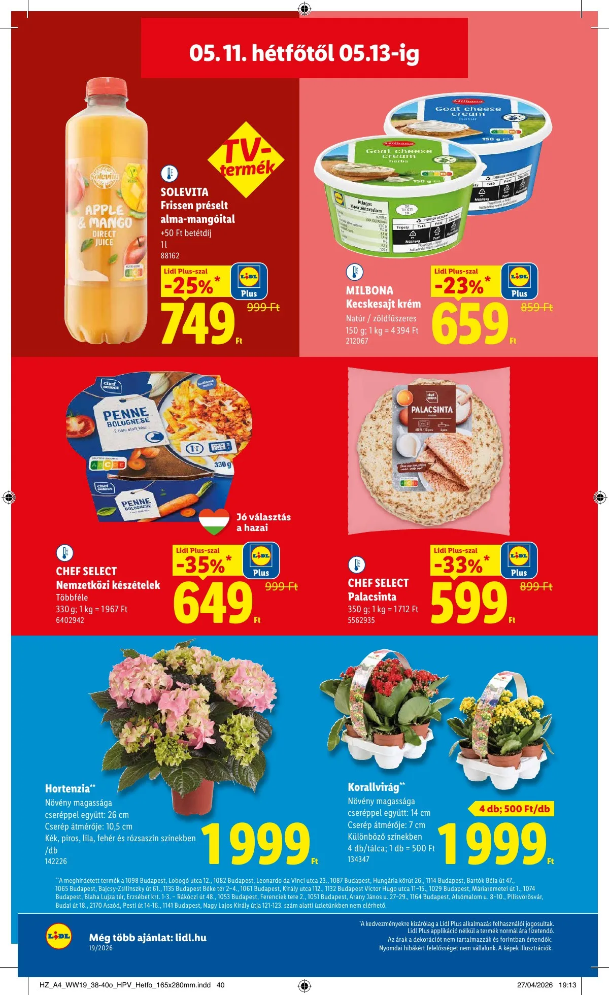 Lidl akciós újság 05.07–05.13 – 66. oldal