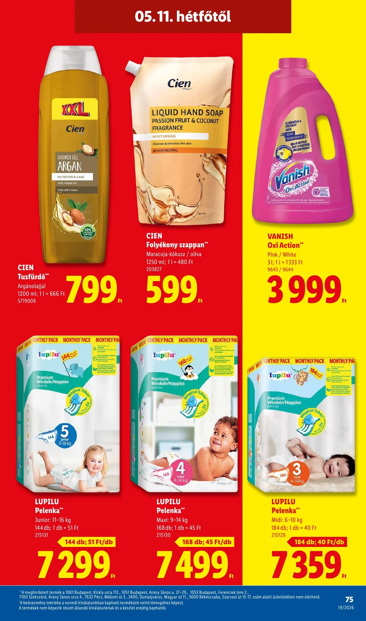 Lidl akciós újság 05.07–05.13 – 75. oldal